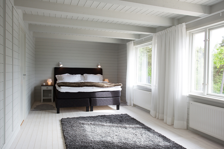 Sovrum i sommarvillan, av Rex Arkitektbyrå