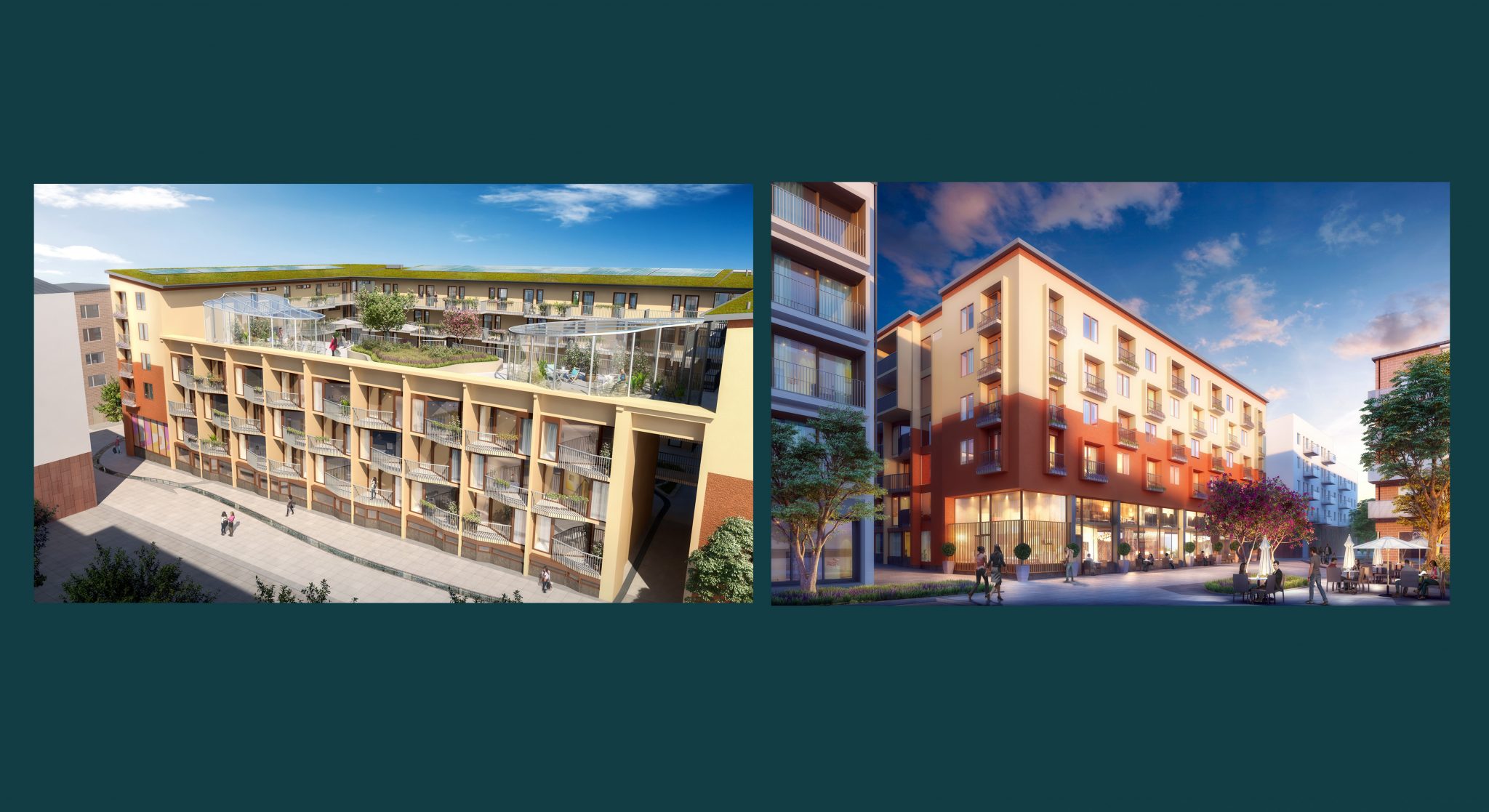 Nytt flerbostadshus i Upplands Väsby av Rex Arkitektbyrå