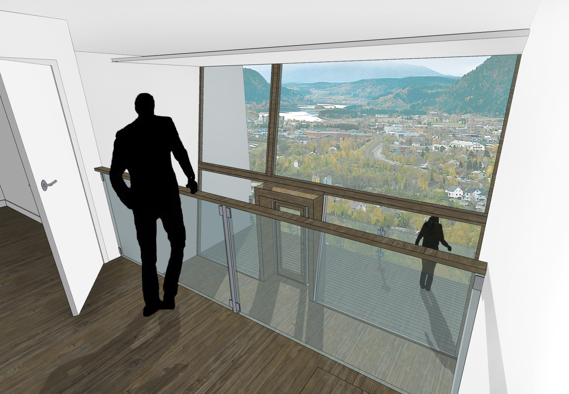 Idéprojekt för bostäder i Mosjoen, Norge, av Rex Arkitektbyrå.