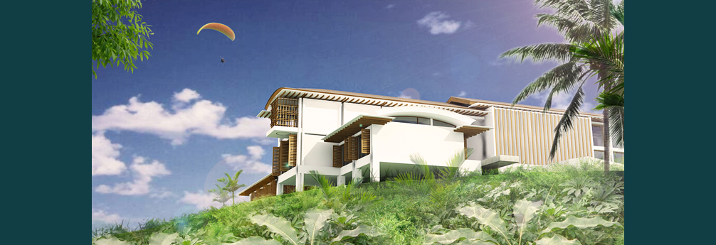 Idéprojekt till en ny resort-anläggning i Thailand, av Rex Arkitektbyrå.