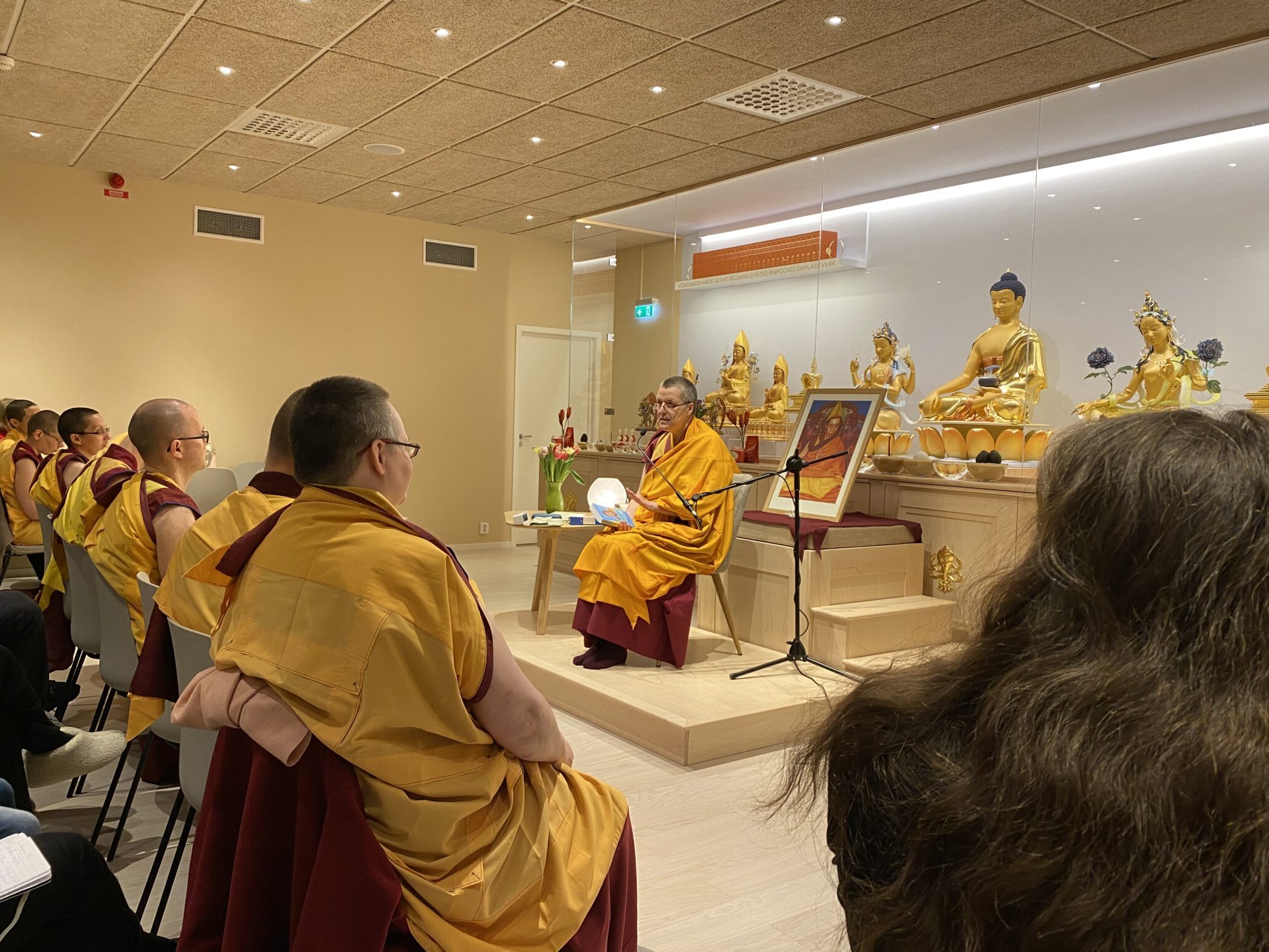 Meditationssal i Kadampa meditationscenter